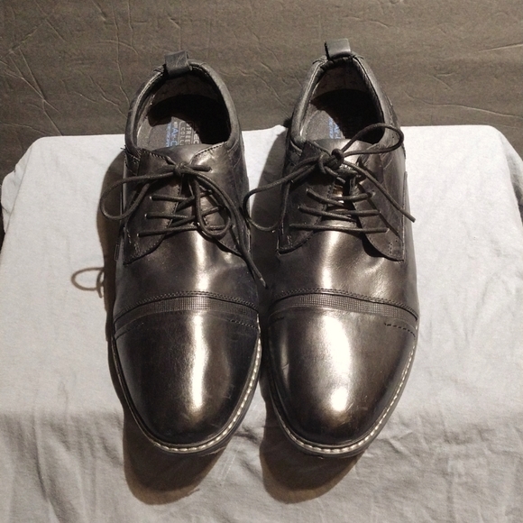 Skechers Street dress collection 11 1/2 black oxford wing tip lace up - Picture 1 of 6